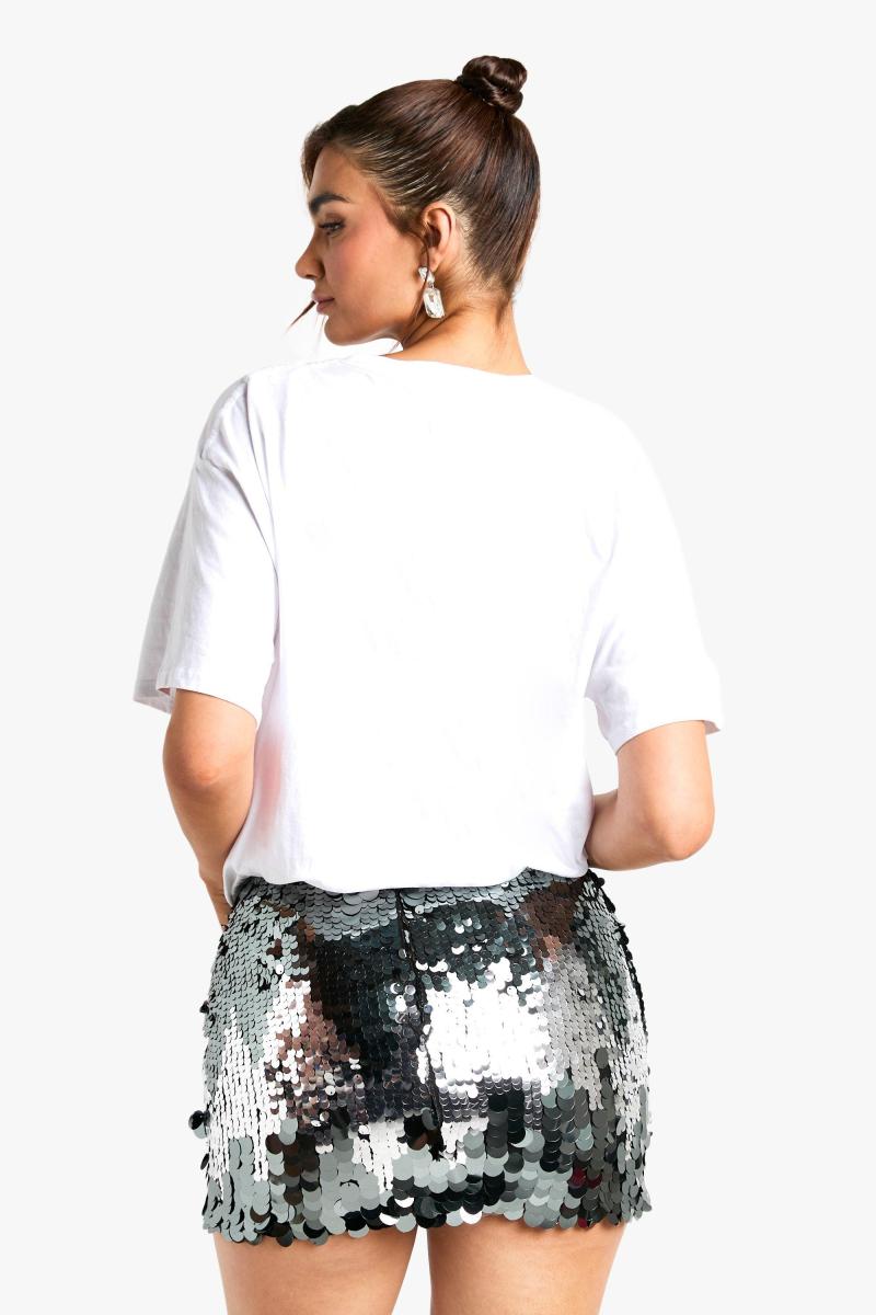 Міні-спідниця з паєтками