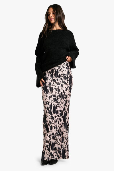 Плісована спідниця міді