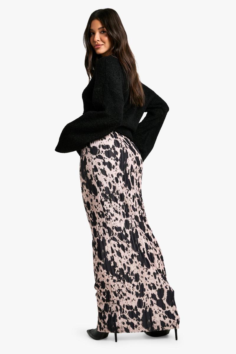 Плісована спідниця міді