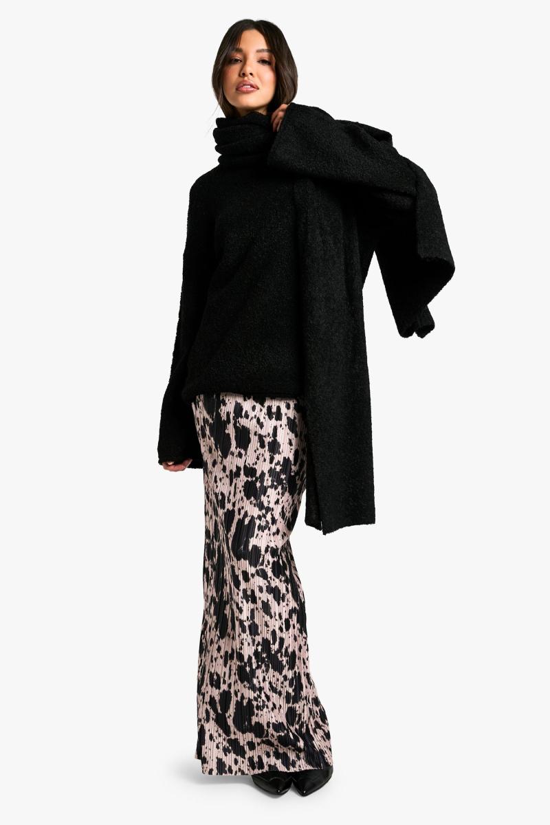 Плісована спідниця міді