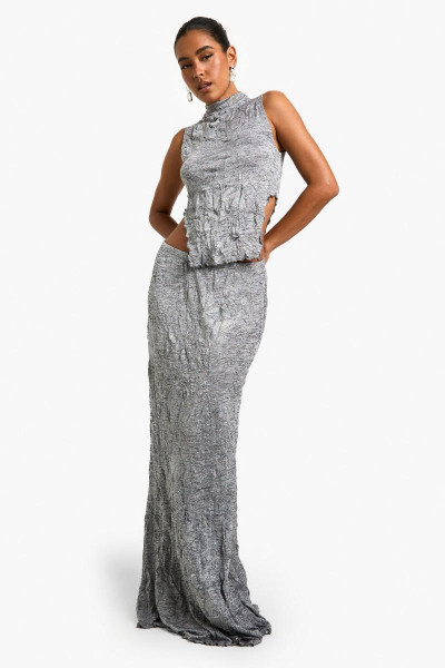 Спідниця середньої довжини з м'ястиками