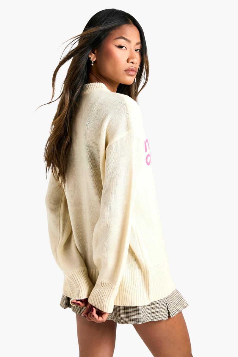 Великий джемпер It Giving Christmas Slogan