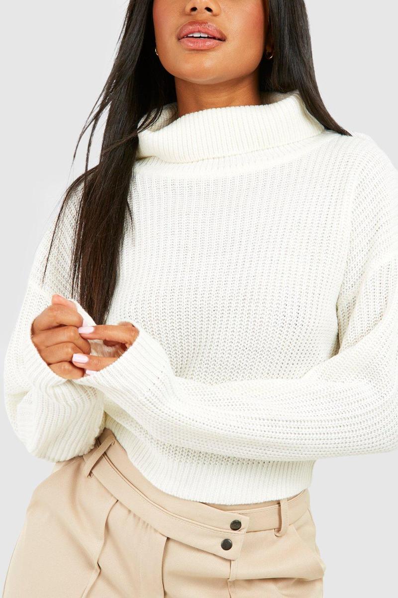 Базовий джемпер з круглим вирізом