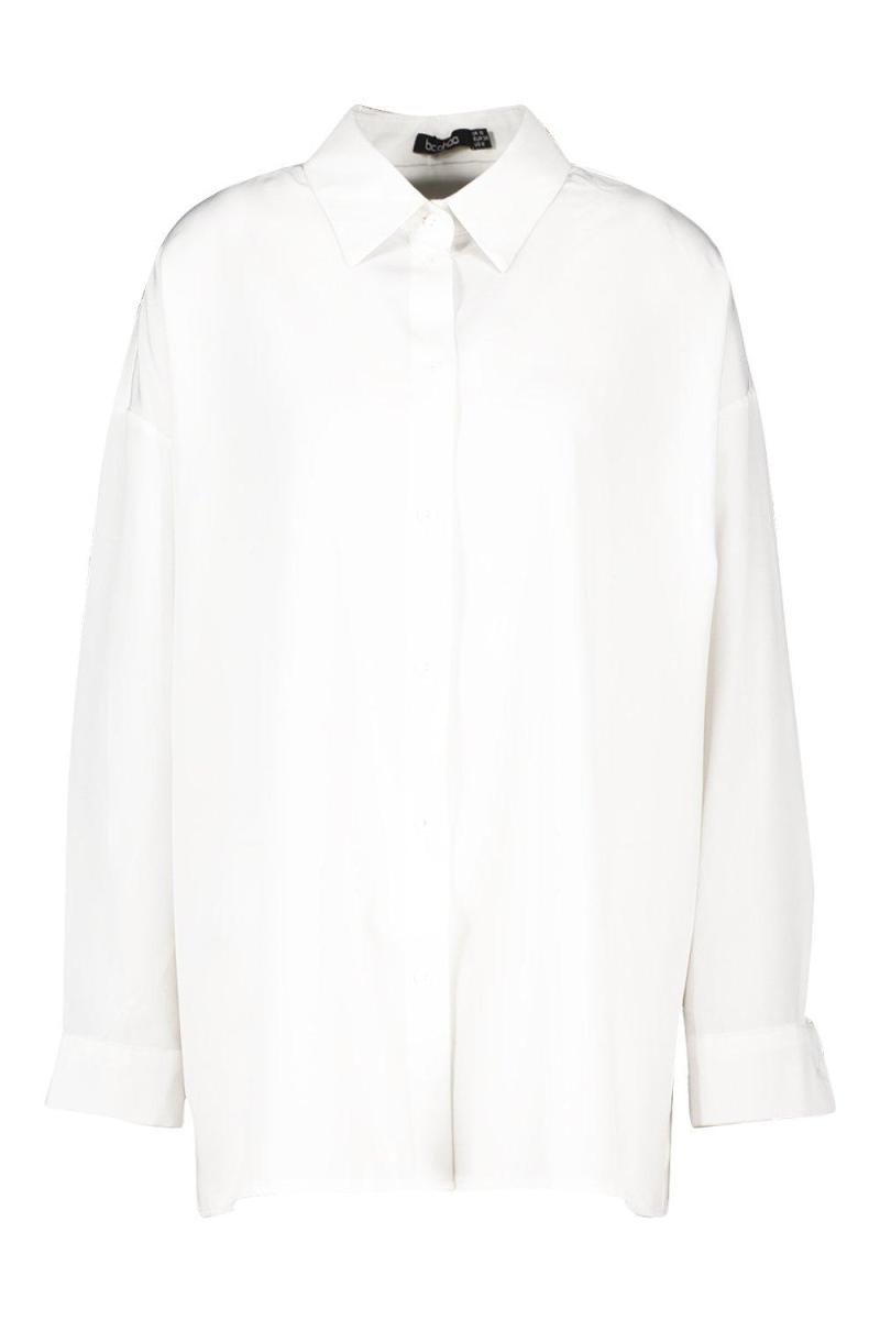 Біла екстремальна оверсайз сорочка