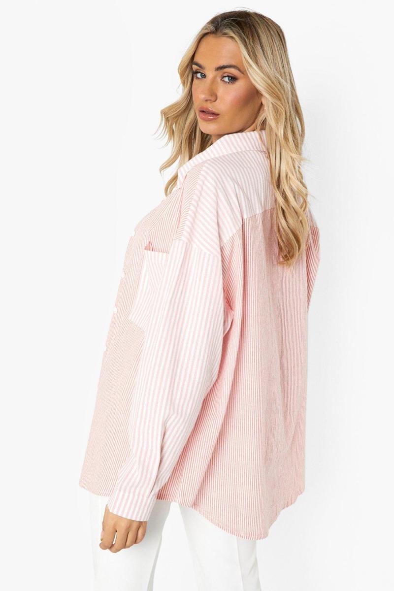 Велика сорочка в смужку