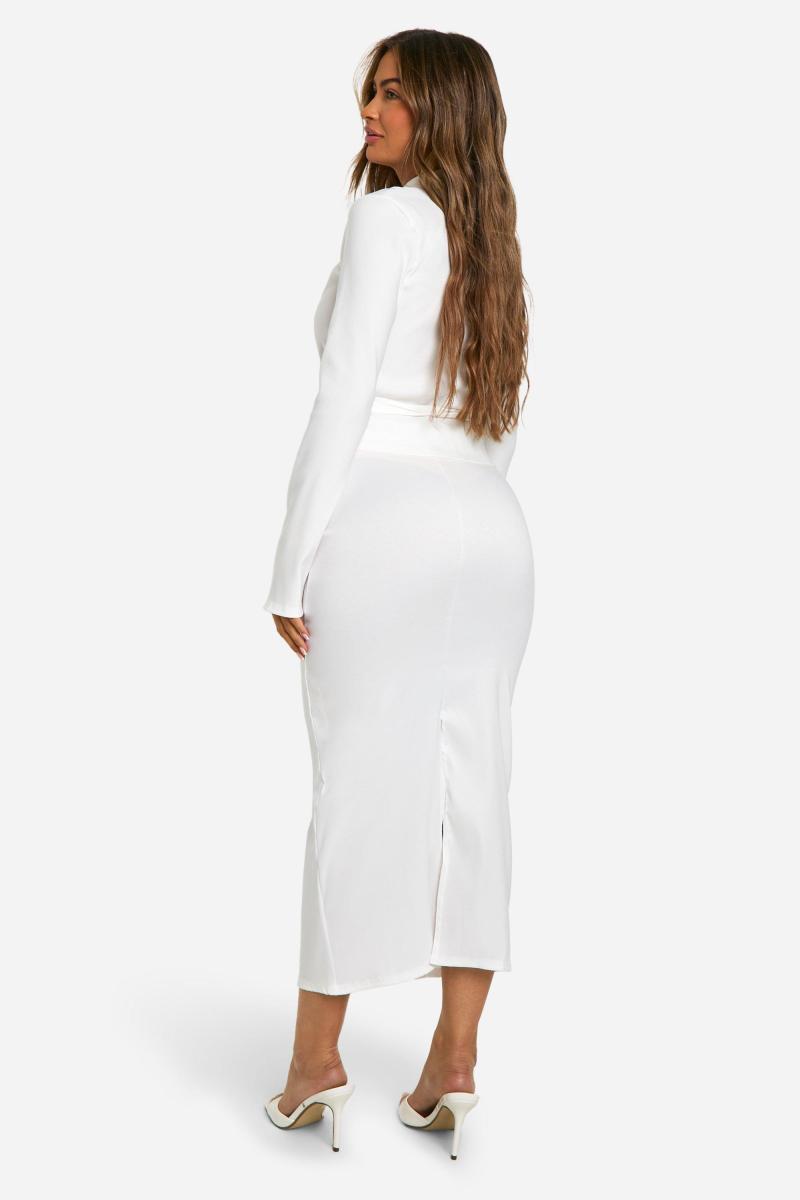 Бенгалін приталена спідниця розщеплення