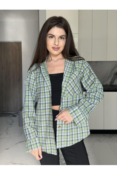 Сорочка клітинка фланель байка 